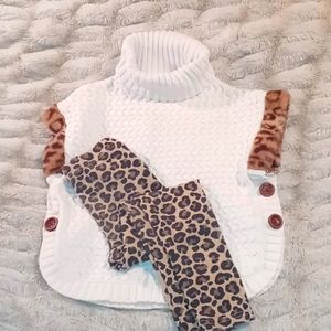 Aspen Kids, girls 5/6, leopard set